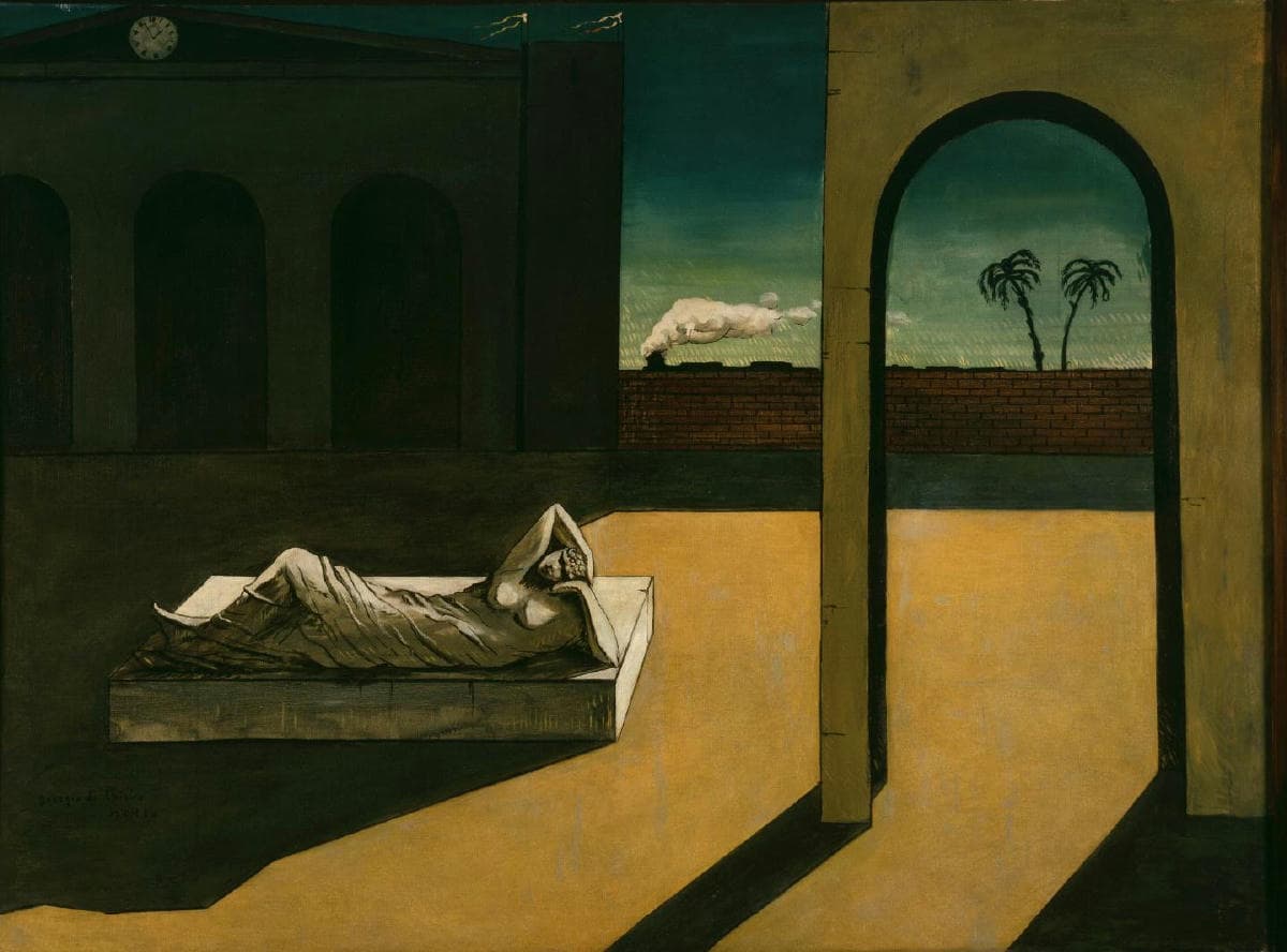 Giorgio de Chirico - La recompensa del adivino (1913)