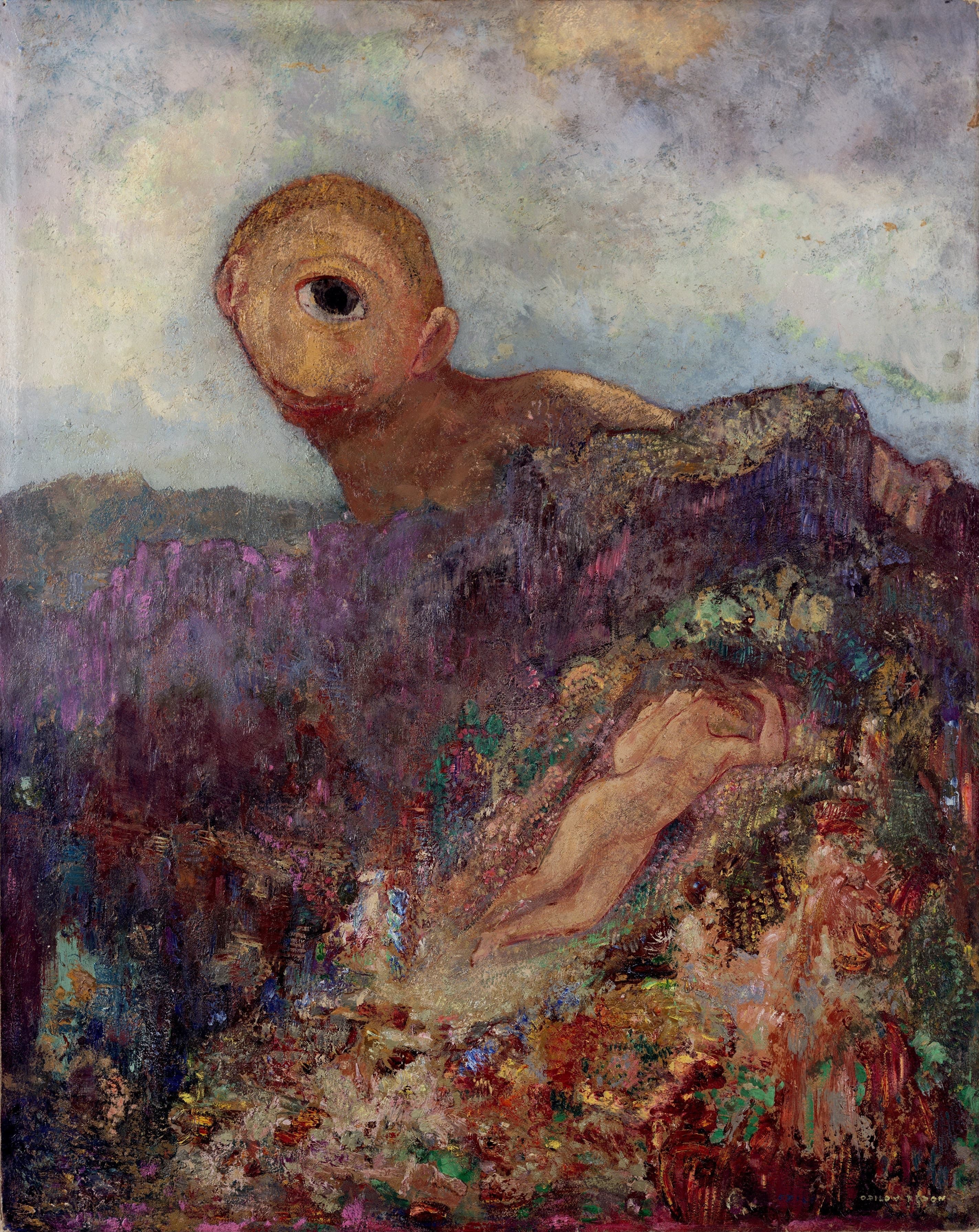 Odilon Redon - El cíclope (c. 1898-1914)