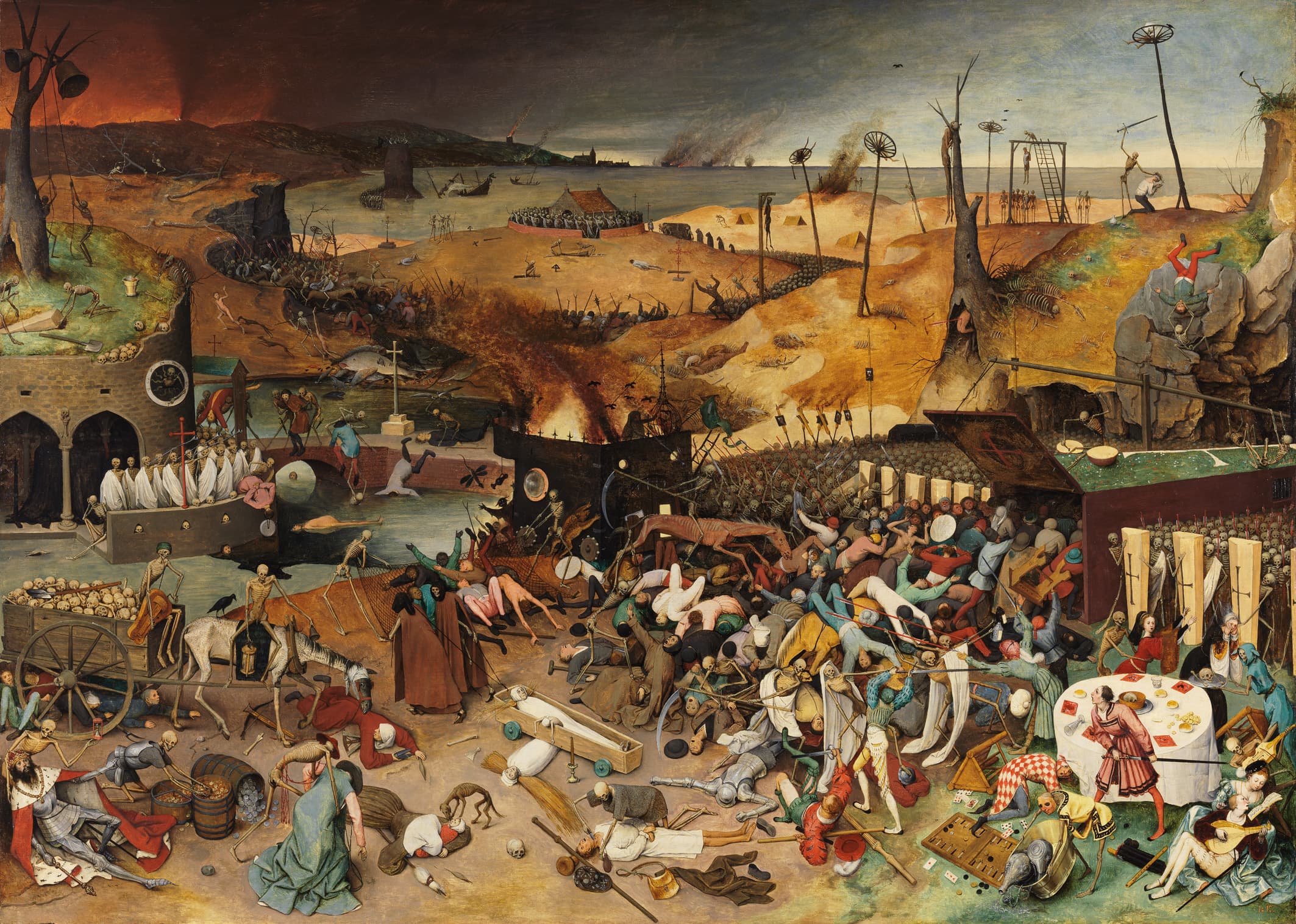 El Triunfo de la Muerte - Pieter Bruegel el Viejo (1562)